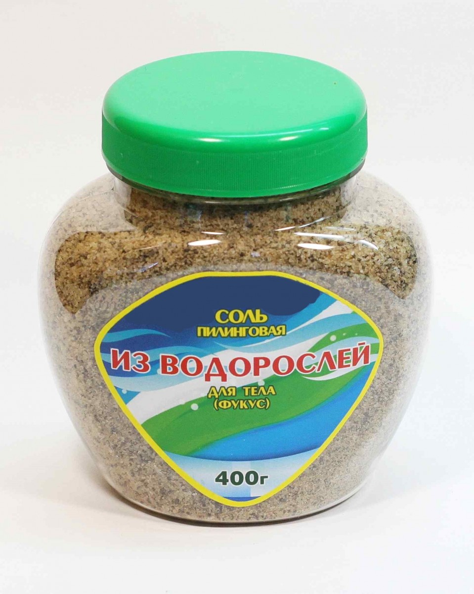 Соль пилинговая из водорослей для тела |фукус| 400 г2