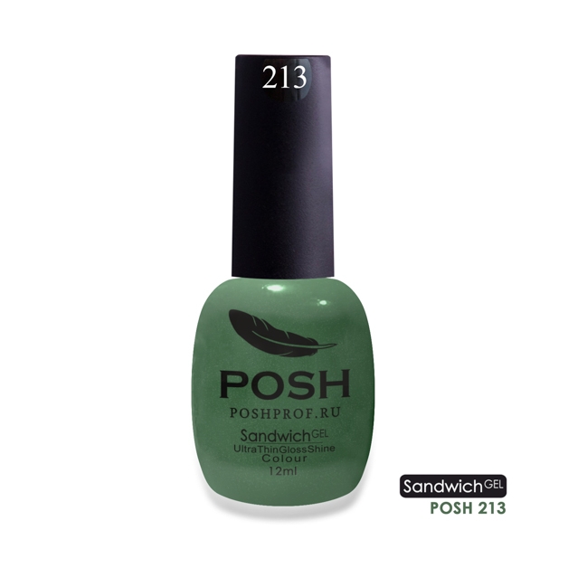 Гель-Лак SANDWICH GEL POSH 213 (с микро-частицами)2