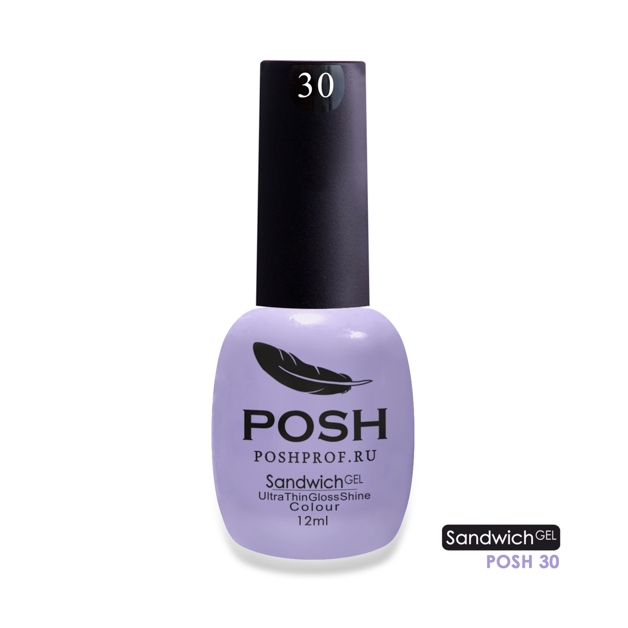 SANDWICH GEL POSH 30 - Давай помечтаем (молочно-фиалковый)2