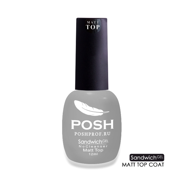 SANDWICH GEL POSH Matt Top - Матовый Топ2